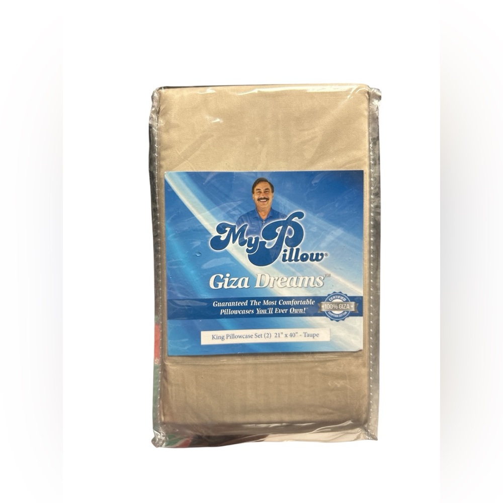 MyPillow Giza Dreams Pillowcase Set in Tan